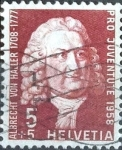 Stamps Switzerland -  Scott#B277 intercambio, 0,30 usd, 5+5 cents. 1958