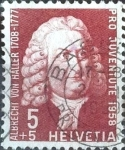 Stamps Switzerland -  Scott#B277 intercambio, 0,30 usd, 5+5 cents. 1958