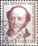 Stamps Switzerland -  Scott#B237 intercambio, 0,30 usd, 5+5 cents. 1954