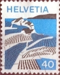 Stamps Switzerland -  Scott#564 intercambio, 0,20 usd, 40 cents. 1973