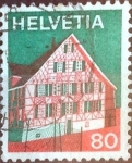 Sellos de Europa - Suiza -  Scott#568 intercambio, 0,25 usd, 80 cents. 1973