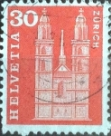 Stamps Switzerland -  Scott#387 intercambio, 0,20 usd, 30 cents. 1960
