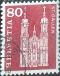 Stamps Switzerland -  Scott#394 intercambio, 0,20 usd, 80 cents. 1960