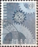 Stamps : Europe : Switzerland :  Scott#482 m4b intercambio, 0,25 usd, 30 cents. 1967