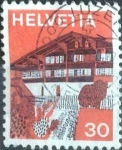 Stamps Switzerland -  Scott#562 intercambio, 0,20 usd, 30 cents. 1973