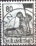 Stamps Switzerland -  Scott#273 intercambio, 0,20 usd, 80 cents. 1941