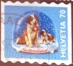 Stamps Switzerland -  Scott#1101 intercambio, 0,40 usd, 70 cents. 2001