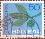 Sellos de Europa - Suiza -  Scott#469 intercambio, 0,25 usd, 50 cents. 1965