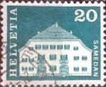 Sellos de Europa - Suiza -  Scott#443 intercambio, 0,20 usd, 20 cents. 1968