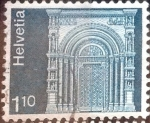 Stamps Switzerland -  Scott#570 intercambio, 0,40 usd, 110 cents. 1975