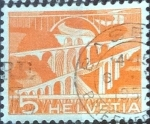 Stamps Switzerland -  Scott#329 intercambio, 0,20 usd, 5 cents. 1949