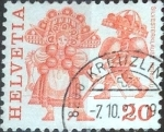 Sellos de Europa - Suiza -  Scott#634 intercambio, 0,20 usd, 20 cents. 1977