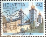 Stamps Switzerland -  Scott#657 intercambio, 0,30 usd, 40 cents. 1978