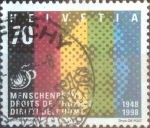 Stamps Switzerland -  Scott#1035 intercambio, 0,50 usd, 70 cents. 1998