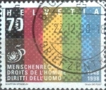 Sellos de Europa - Suiza -  Scott#1035 intercambio, 0,50 usd, 70 cents. 1998
