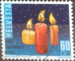 Stamps Switzerland -  Scott#B599 intercambio, 0,45 usd, 60+30 cents. 1994