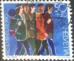 Stamps Switzerland -  Scott#B565 intercambio, 0,30 usd, 50+20 cents. 1990