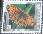 Stamps Switzerland -  Scott#1127 m2b intercambio, 0,20 usd, 20 cents. 2002