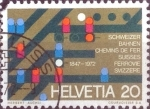 Stamps Switzerland -  Scott#541 intercambio, 0,20 usd, 20 cents. 1972