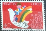 Stamps Switzerland -  Scott#678 intercambio, 0,25 usd, 40 cents. 1979