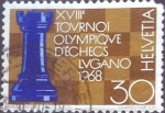 Sellos de Europa - Suiza -  Scott#489 intercambio, 0,20 usd, 30 cents. 1968