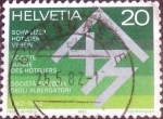 Stamps Switzerland -  Scott#710 intercambio, 0,20 usd, 20 cents. 1982