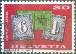 Sellos de Europa - Suiza -  Scott#492 intercambio, 0,20 usd, 20 cents. 1968