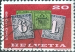 Stamps Switzerland -  Scott#492 intercambio, 0,20 usd, 20 cents. 1968