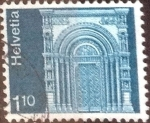 Stamps Switzerland -  Scott#570 intercambio, 0,40 usd, 110 cents. 1975
