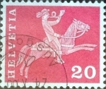 Sellos de Europa - Suiza -  Scott#385 intercambio, 0,20 usd, 20 cents. 1960