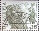 Sellos de Europa - Suiza -  Scott#637 intercambio, 0,20 usd, 35 cents. 1977