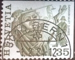 Stamps Switzerland -  Scott#637 intercambio, 0,20 usd, 35 cents. 1977