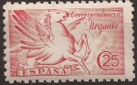 Stamps Spain -  Pegaso. Correo Urgente  1942  25 cents