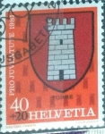 Stamps Switzerland -  Scott#B485 intercambio, 0,30 usd, 40+20 cents. 1981