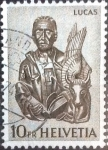 Sellos de Europa - Suiza -  Scott#408 intercambio, 0,45 usd, 10 francos. 1961
