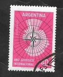 Stamps : America : Argentina :  591 - Año Geofísico Internacional