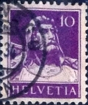 Stamps Switzerland -  Scott#169 intercambio, 0,20 usd, 10 cents. 1930