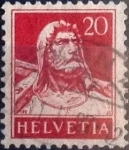 Stamps Switzerland -  Scott#176 intercambio, 0,20 usd, 20 cents. 1925