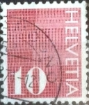 Stamps Switzerland -  Scott#521 intercambio, 0,20 usd, 10 cents. 1970