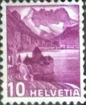 Sellos de Europa - Suiza -  Scott#229 intercambio, 0,20 usd, 10 cents. 1936