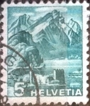 Stamps Switzerland -  Scott#228 intercambio, 0,20 usd, 5 cents. 1936