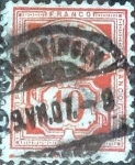 Sellos de Europa - Suiza -  Scott#73 intercambio, 0,60 usd, 10 cents. 1882