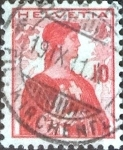Stamps Switzerland -  Scott#164 intercambio, 0,40 usd, 10 cents. 1909