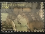 Stamps : Europe : Andorra :  Retablo Sant Miquel de Prats