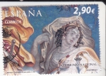 Stamps Spain -  (32)PATRIMONIO NACIONAL- matrona y guerrero en una barca