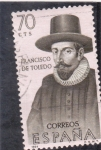 Sellos de Europa - Espa�a -  FRANCISCO DE TOLEDO (32)