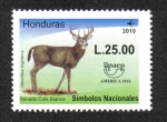 Stamps Honduras -  UPAEP 2010: Símbolos Nacionales