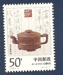 Stamps China -  Yixing - Tetera de arcilla púrpura