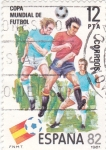 Stamps Spain -  COPA MUNDIAL DE FUTBOL (32)
