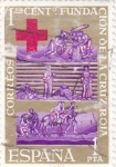 Stamps Spain -  1º CENTENARIO CRUZ ROJA (32)